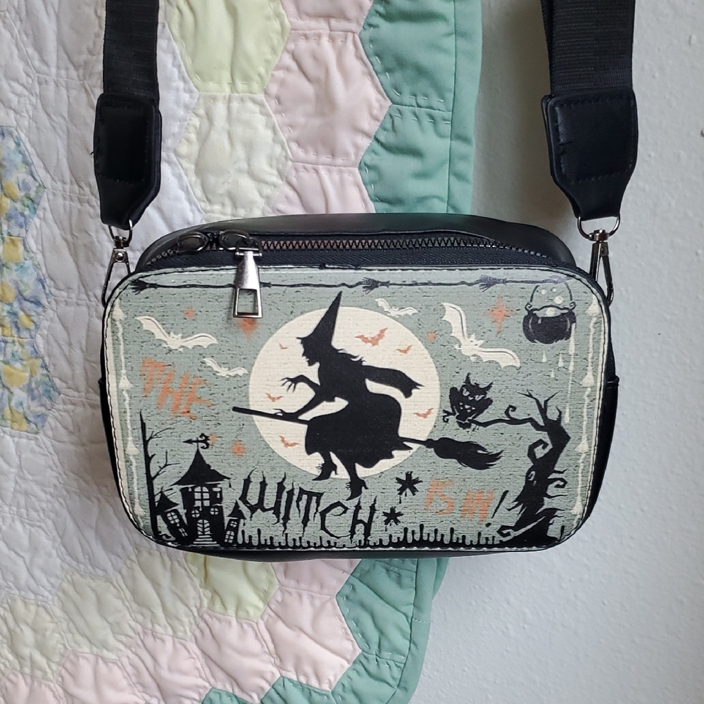 Witch-Themed Crossbody Bag